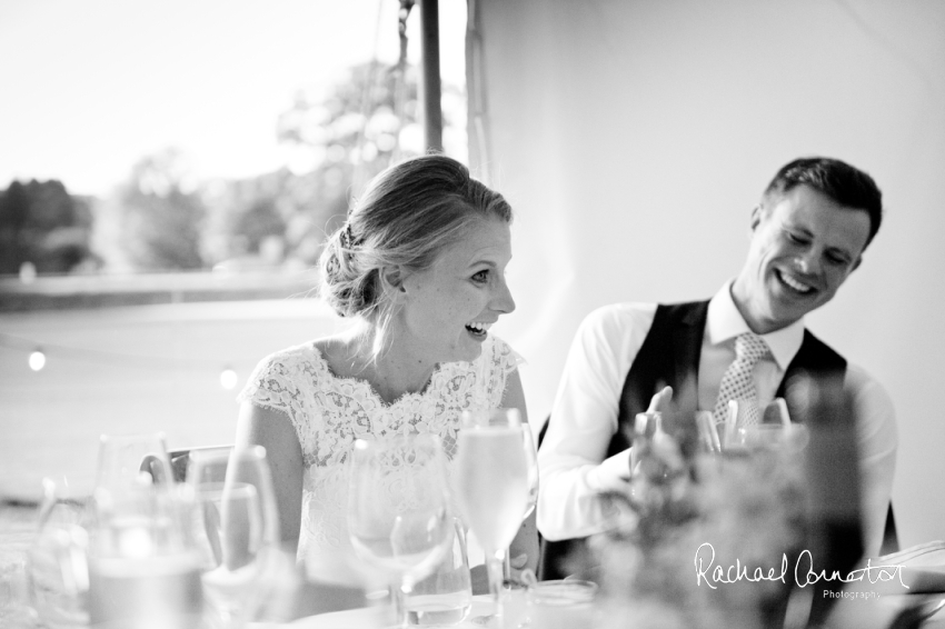 Professional colour photograph of Sarah and Matt's marquee wedding at Ashford on the Water by Rachael Connerton Photography