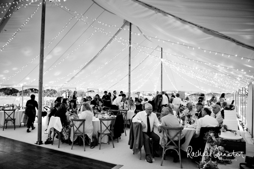 Professional colour photograph of Sarah and Matt's marquee wedding at Ashford on the Water by Rachael Connerton Photography