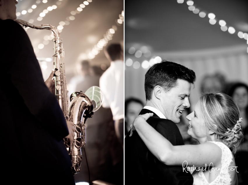 Professional colour photograph of Sarah and Matt's marquee wedding at Ashford on the Water by Rachael Connerton Photography