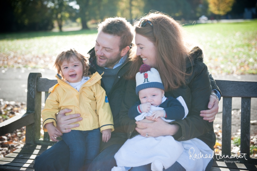 Professional colour photograph of Abbie and Brad's Autumn family lifestyle shoot in London by Rachael Connerton Photography