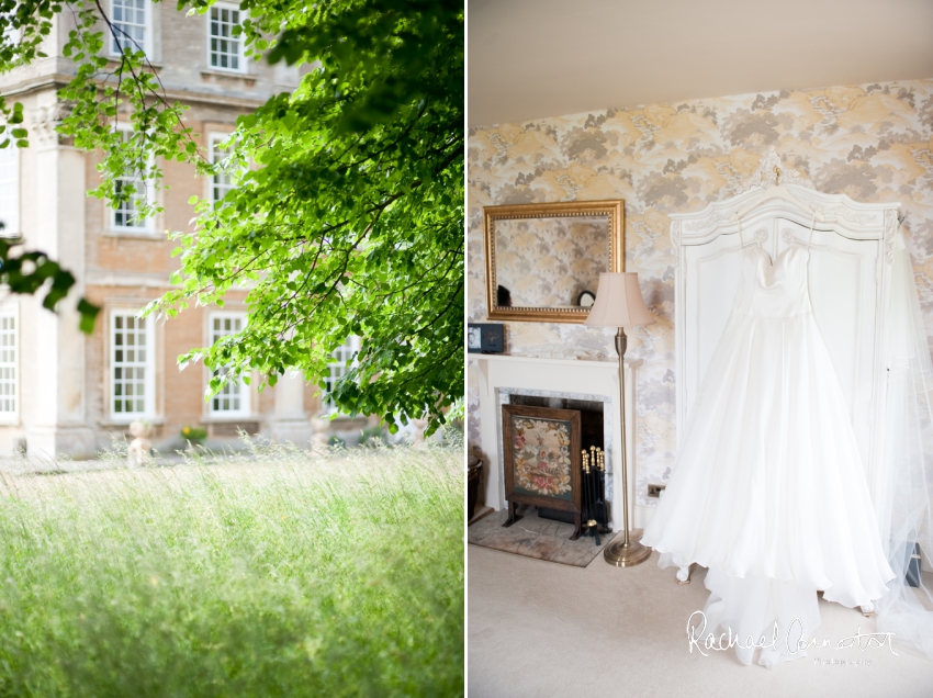 Professional colour photograph of Catherine and Henry's summer wedding at Hinwick Hall by Rachael Connerton Photography