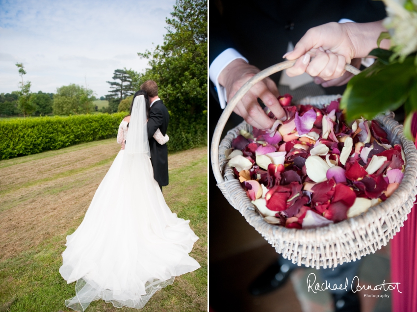 Professional colour photograph of Catherine and Henry's summer wedding at Hinwick Hall by Rachael Connerton Photography