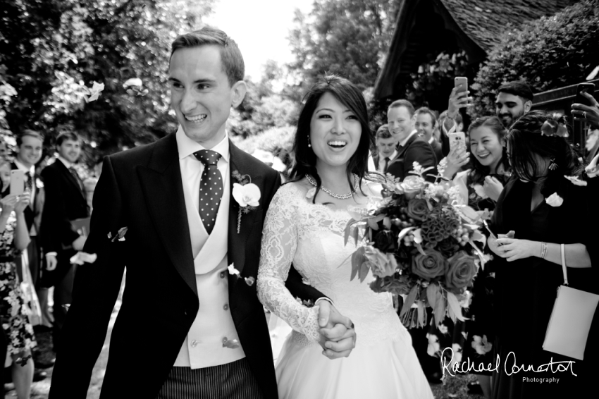 Professional colour photograph of Catherine and Henry's summer wedding at Hinwick Hall by Rachael Connerton Photography