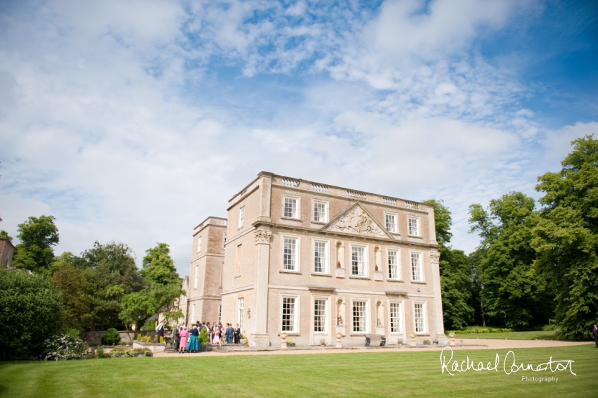 Professional colour photograph of Catherine and Henry's summer wedding at Hinwick Hall by Rachael Connerton Photography