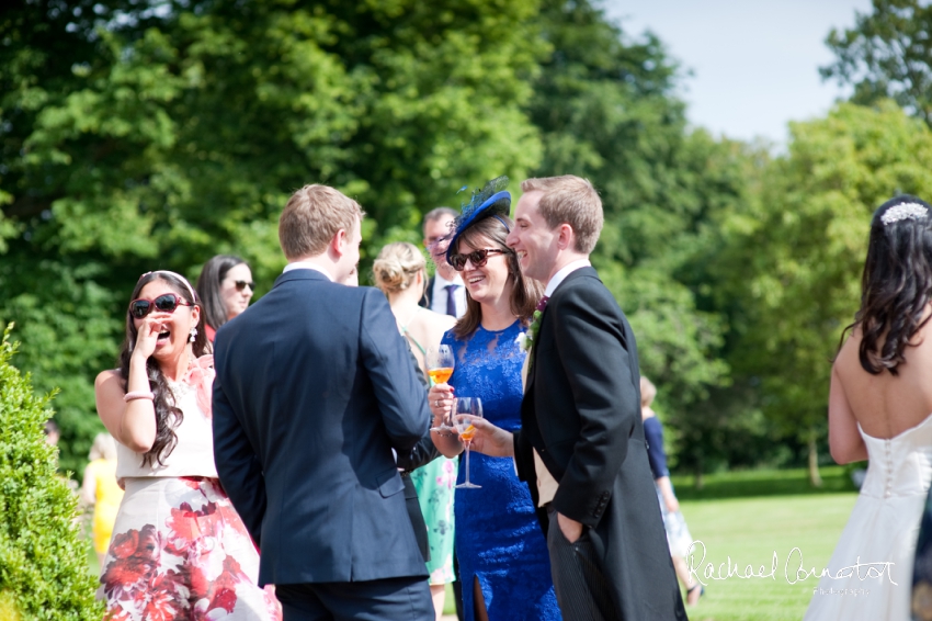 Professional colour photograph of Catherine and Henry's summer wedding at Hinwick Hall by Rachael Connerton Photography