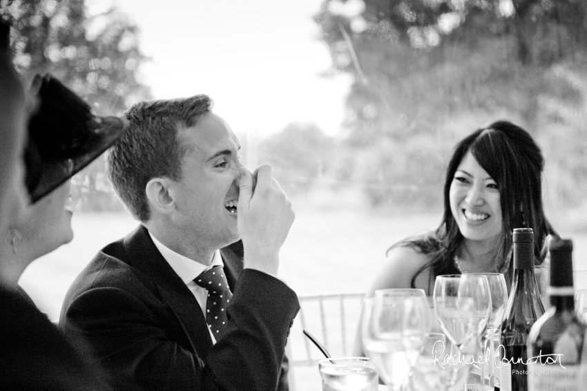 Professional colour photograph of Catherine and Henry's summer wedding at Hinwick Hall by Rachael Connerton Photography