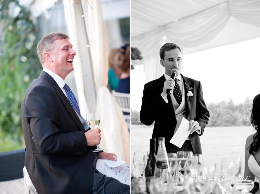 Professional colour photograph of Catherine and Henry's summer wedding at Hinwick Hall by Rachael Connerton Photography