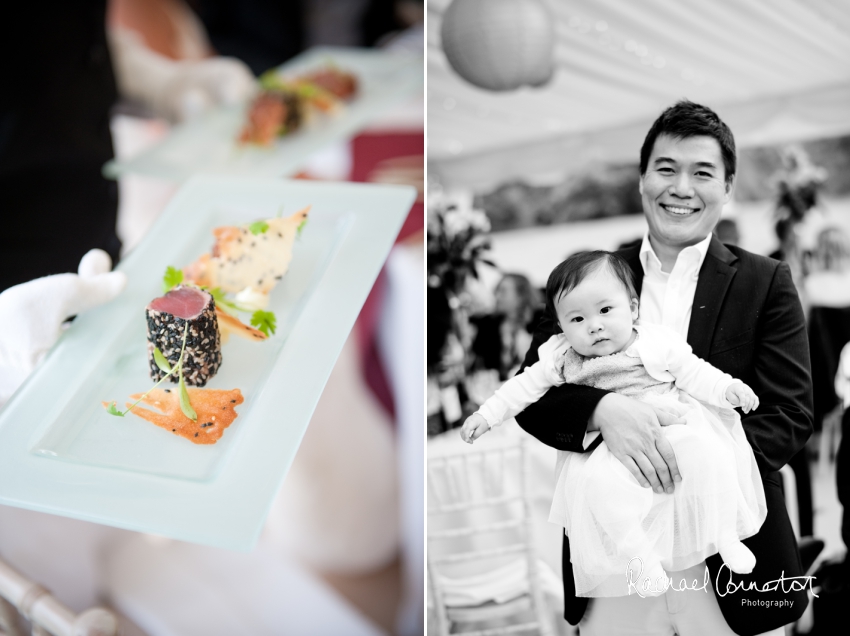 Professional colour photograph of Catherine and Henry's summer wedding at Hinwick Hall by Rachael Connerton Photography