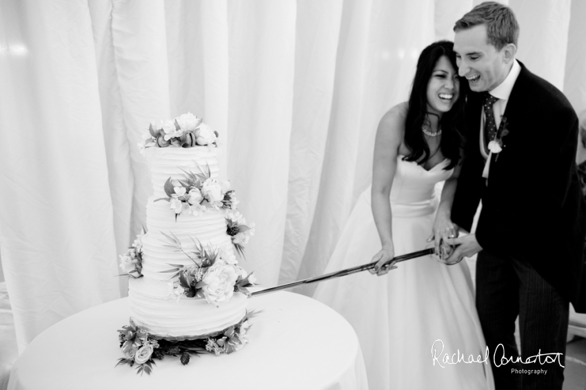 Professional colour photograph of Catherine and Henry's summer wedding at Hinwick Hall by Rachael Connerton Photography