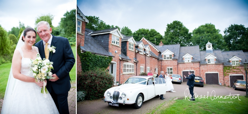 Professional photograph of wedding at Hothorpe Hall