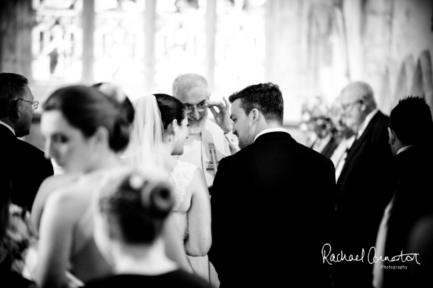 Professional photograph of wedding at Hothorpe Hall