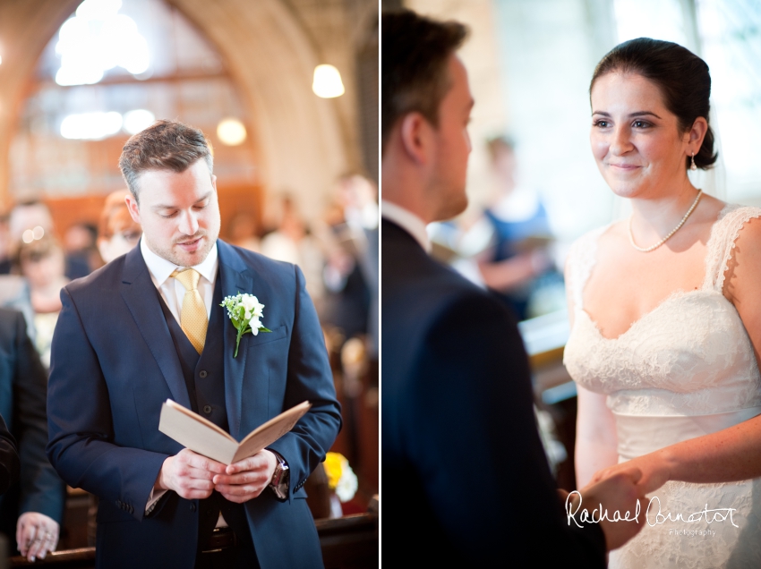 Professional photograph of wedding at Hothorpe Hall