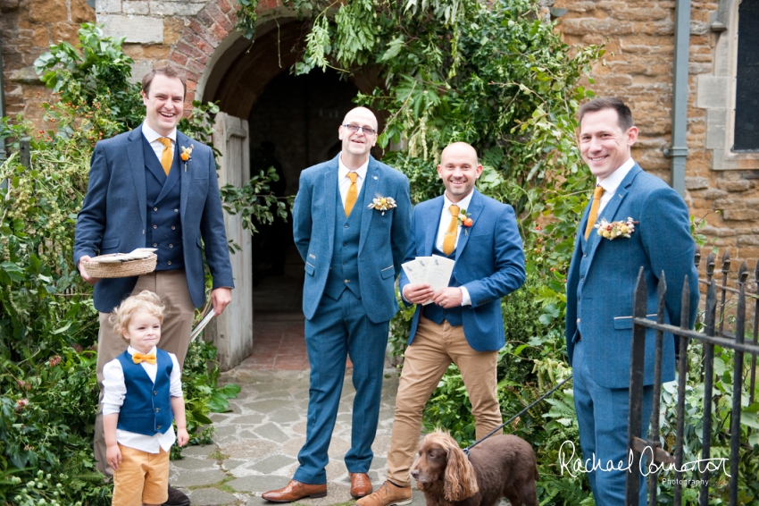 Professional colour photograph of Sophie and Richard's Summer wedding at Langar Hall by Rachael Connerton Photography