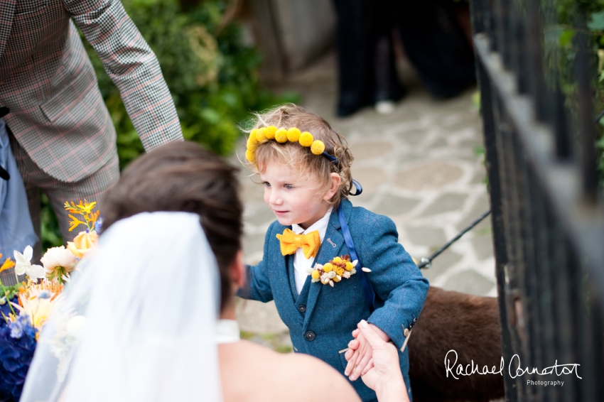 Professional colour photograph of Sophie and Richard's Summer wedding at Langar Hall by Rachael Connerton Photography