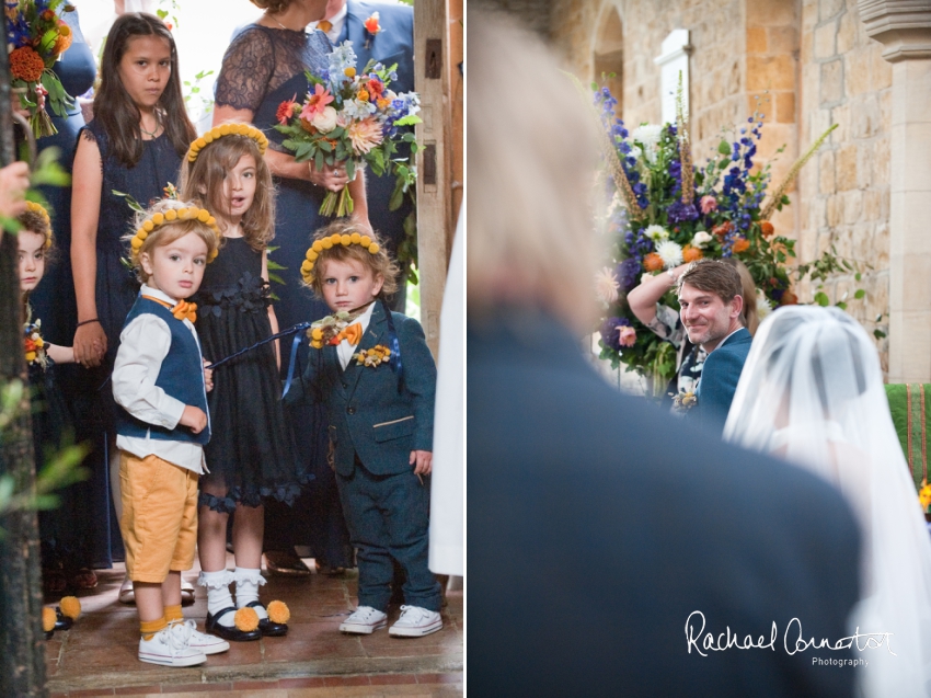 Professional colour photograph of Sophie and Richard's Summer wedding at Langar Hall by Rachael Connerton Photography