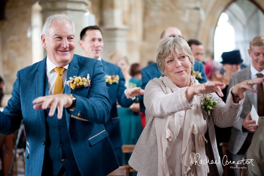 Professional colour photograph of Sophie and Richard's Summer wedding at Langar Hall by Rachael Connerton Photography