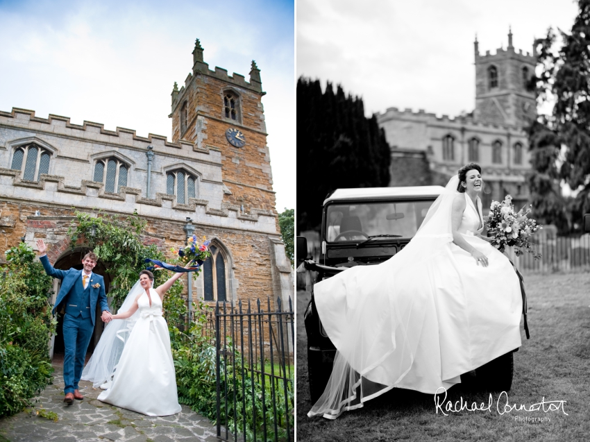 Professional colour photograph of Sophie and Richard's Summer wedding at Langar Hall by Rachael Connerton Photography