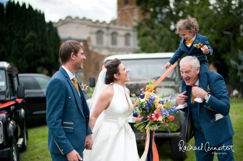 Professional colour photograph of Sophie and Richard's Summer wedding at Langar Hall by Rachael Connerton Photography