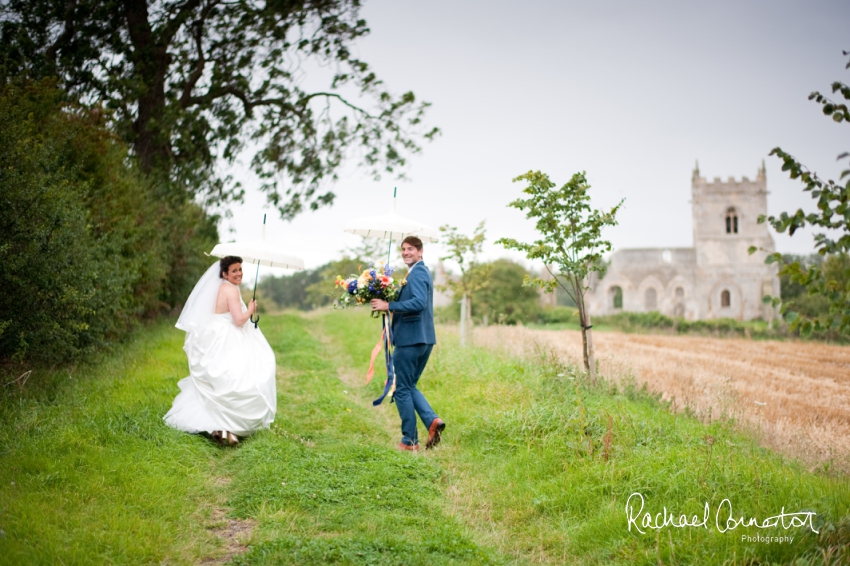 Professional colour photograph of Sophie and Richard's Summer wedding at Langar Hall by Rachael Connerton Photography