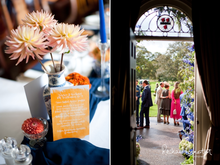 Professional colour photograph of Sophie and Richard's Summer wedding at Langar Hall by Rachael Connerton Photography