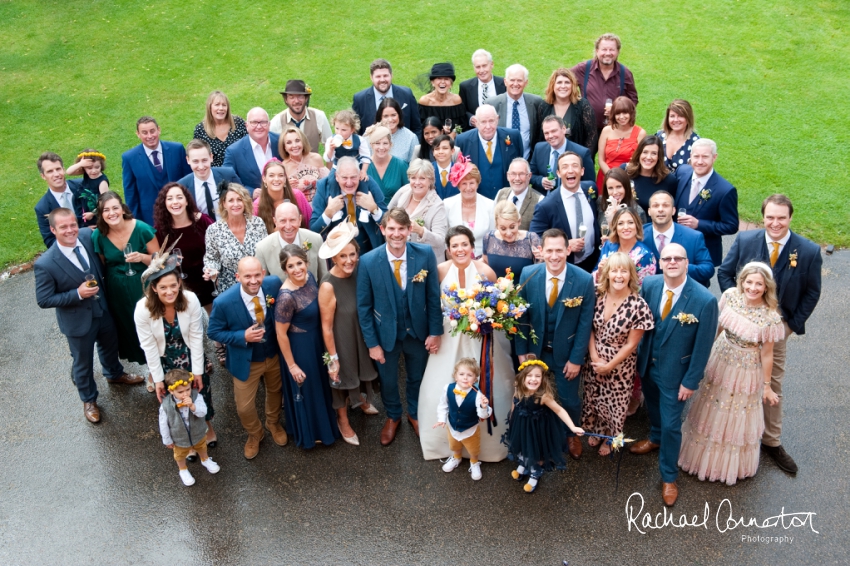 Professional colour photograph of Sophie and Richard's Summer wedding at Langar Hall by Rachael Connerton Photography