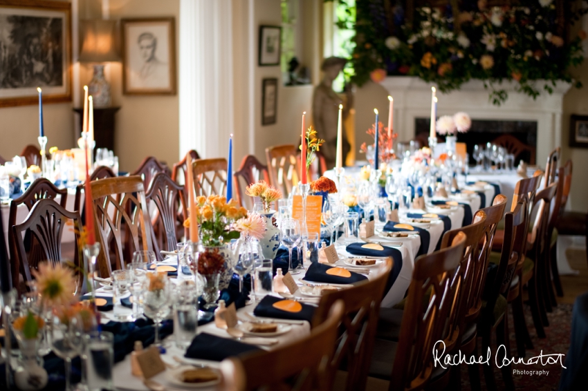 Professional colour photograph of Sophie and Richard's Summer wedding at Langar Hall by Rachael Connerton Photography