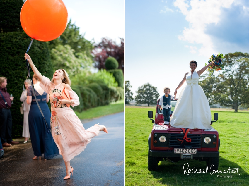 Professional colour photograph of Sophie and Richard's Summer wedding at Langar Hall by Rachael Connerton Photography