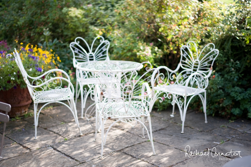 Professional colour photograph of Sophie and Richard's Summer wedding at Langar Hall by Rachael Connerton Photography