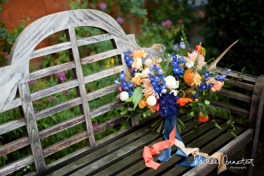 Professional colour photograph of Sophie and Richard's Summer wedding at Langar Hall by Rachael Connerton Photography