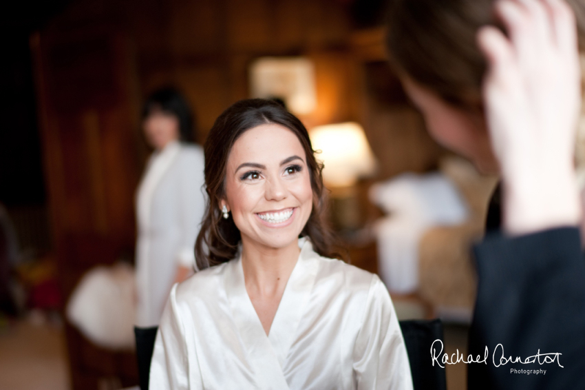 Professional colour photograph of Eloise and Will's winter wedding at Rushton Hall by Rachael Connerton Photography