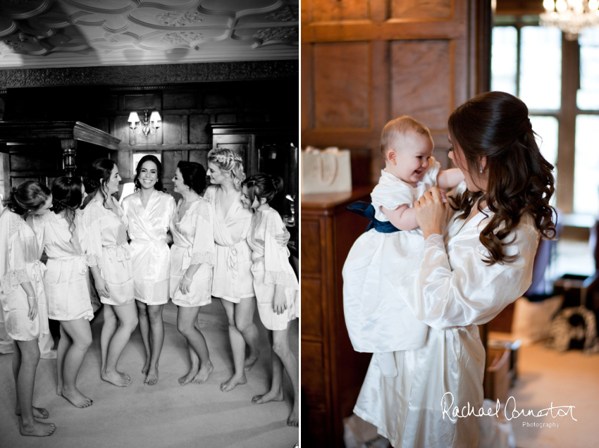 Professional colour photograph of Eloise and Will's winter wedding at Rushton Hall by Rachael Connerton Photography
