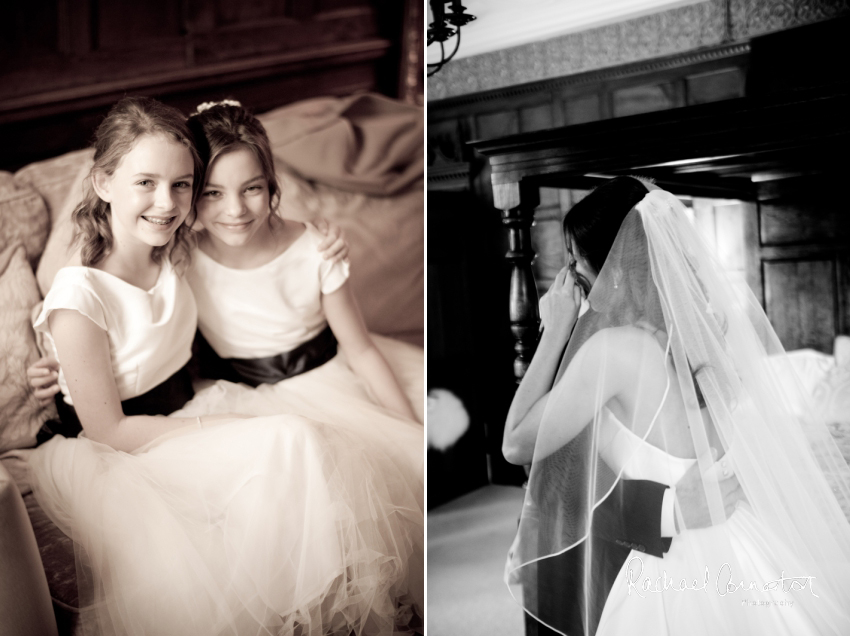 Professional colour photograph of Eloise and Will's winter wedding at Rushton Hall by Rachael Connerton Photography