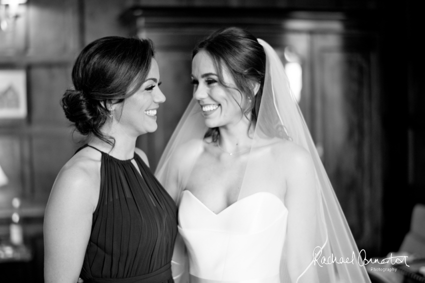 Professional colour photograph of Eloise and Will's winter wedding at Rushton Hall by Rachael Connerton Photography