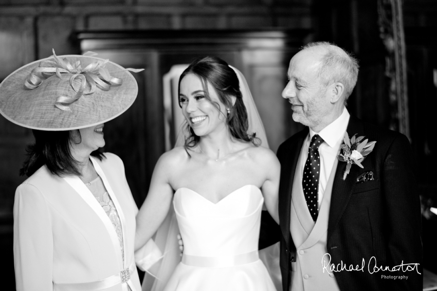 Professional colour photograph of Eloise and Will's winter wedding at Rushton Hall by Rachael Connerton Photography