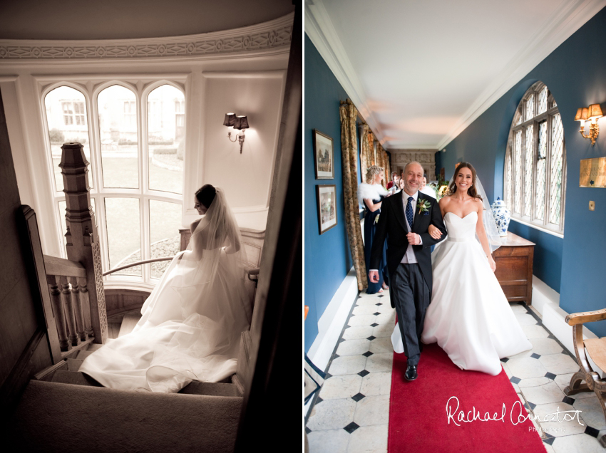 Professional colour photograph of Eloise and Will's winter wedding at Rushton Hall by Rachael Connerton Photography