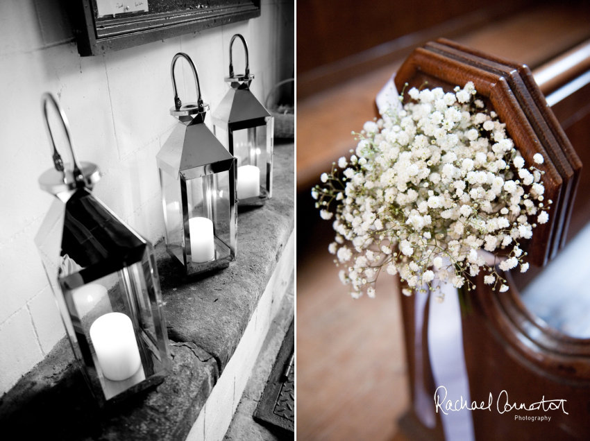 Professional colour photograph of Eloise and Will's winter wedding at Rushton Hall by Rachael Connerton Photography