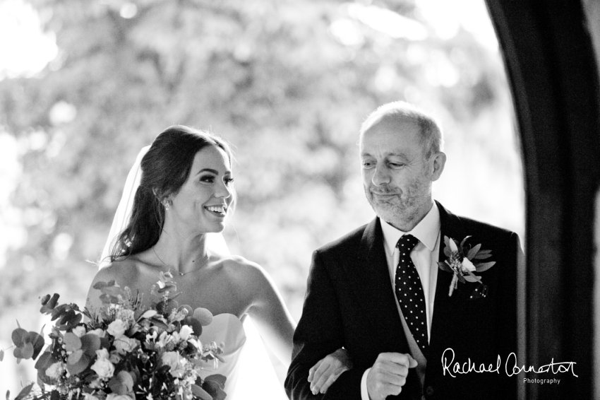 Professional colour photograph of Eloise and Will's winter wedding at Rushton Hall by Rachael Connerton Photography