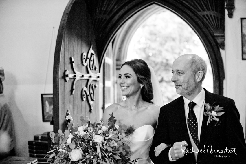 Professional colour photograph of Eloise and Will's winter wedding at Rushton Hall by Rachael Connerton Photography