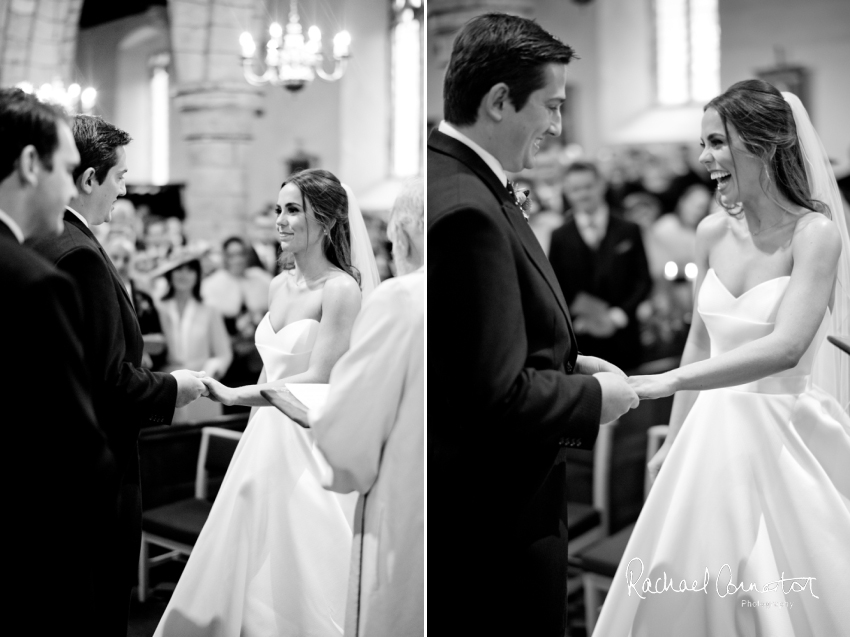 Professional colour photograph of Eloise and Will's winter wedding at Rushton Hall by Rachael Connerton Photography