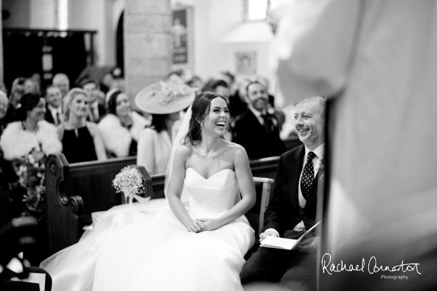 Professional colour photograph of Eloise and Will's winter wedding at Rushton Hall by Rachael Connerton Photography