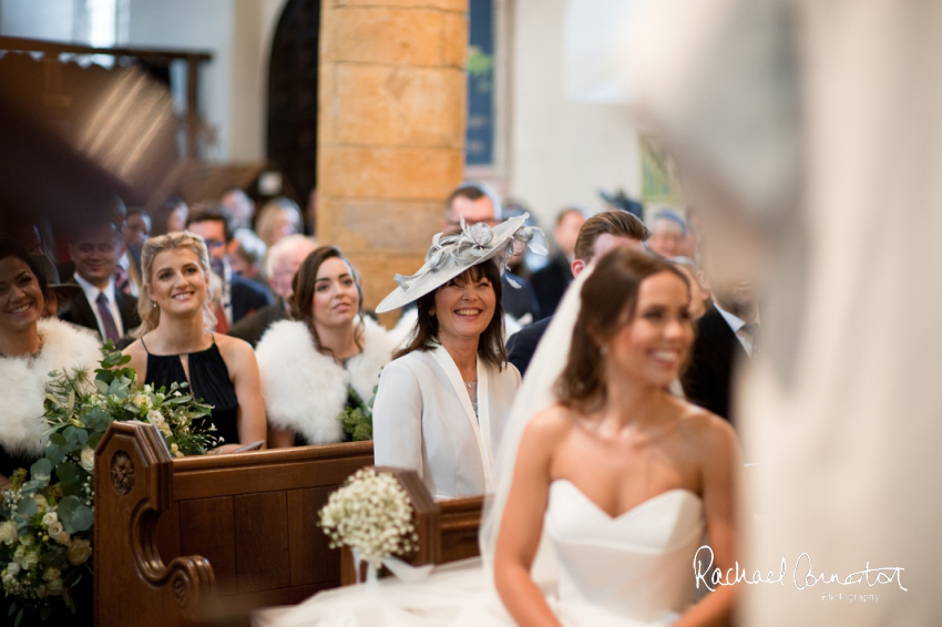 Professional colour photograph of Eloise and Will's winter wedding at Rushton Hall by Rachael Connerton Photography
