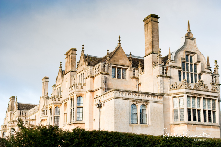Professional colour photograph of Eloise and Will's winter wedding at Rushton Hall by Rachael Connerton Photography