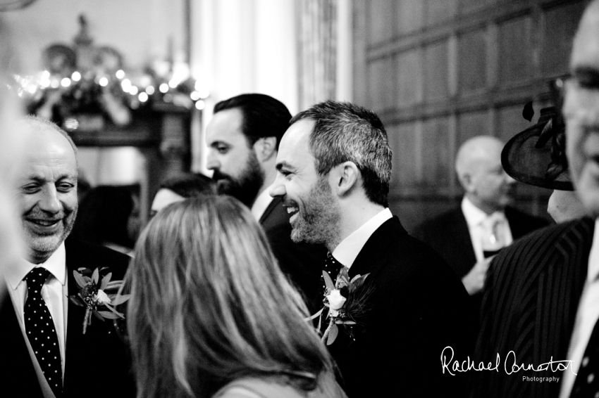 Professional colour photograph of Eloise and Will's winter wedding at Rushton Hall by Rachael Connerton Photography