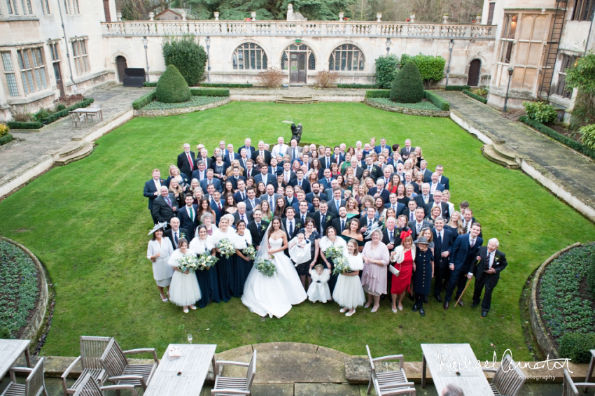 Professional colour photograph of Eloise and Will's winter wedding at Rushton Hall by Rachael Connerton Photography
