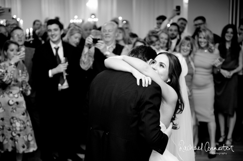 Professional colour photograph of Eloise and Will's winter wedding at Rushton Hall by Rachael Connerton Photography