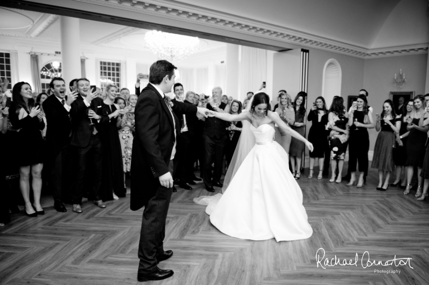 Professional colour photograph of Eloise and Will's winter wedding at Rushton Hall by Rachael Connerton Photography