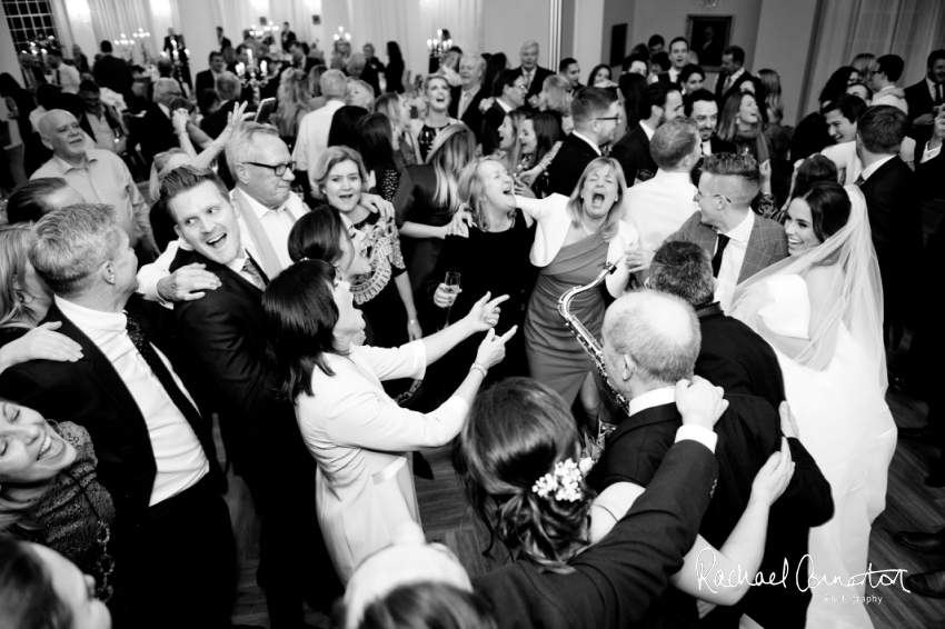 Professional colour photograph of Eloise and Will's winter wedding at Rushton Hall by Rachael Connerton Photography
