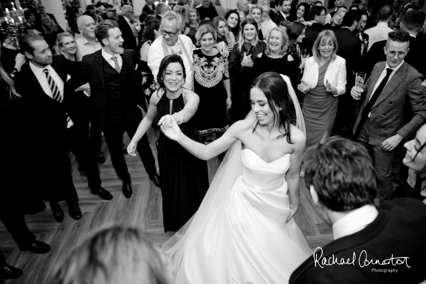 Professional colour photograph of Eloise and Will's winter wedding at Rushton Hall by Rachael Connerton Photography