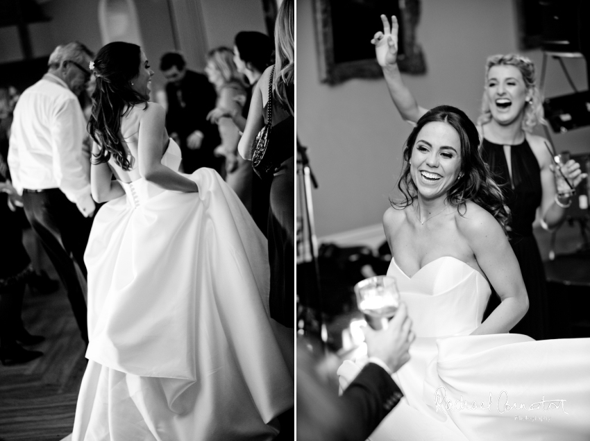 Professional colour photograph of Eloise and Will's winter wedding at Rushton Hall by Rachael Connerton Photography
