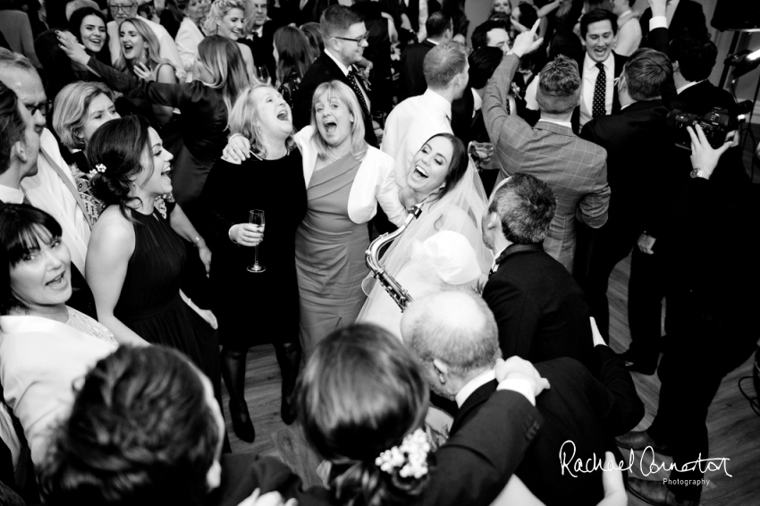 Professional colour photograph of Eloise and Will's winter wedding at Rushton Hall by Rachael Connerton Photography